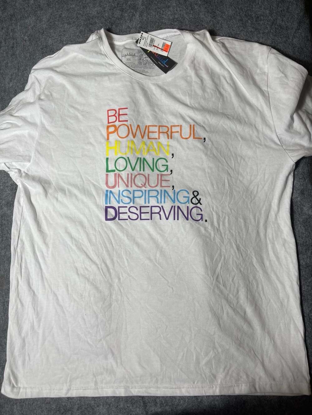 The Phluid Project Be Phluid Pride Graphic T-Shirt XXL